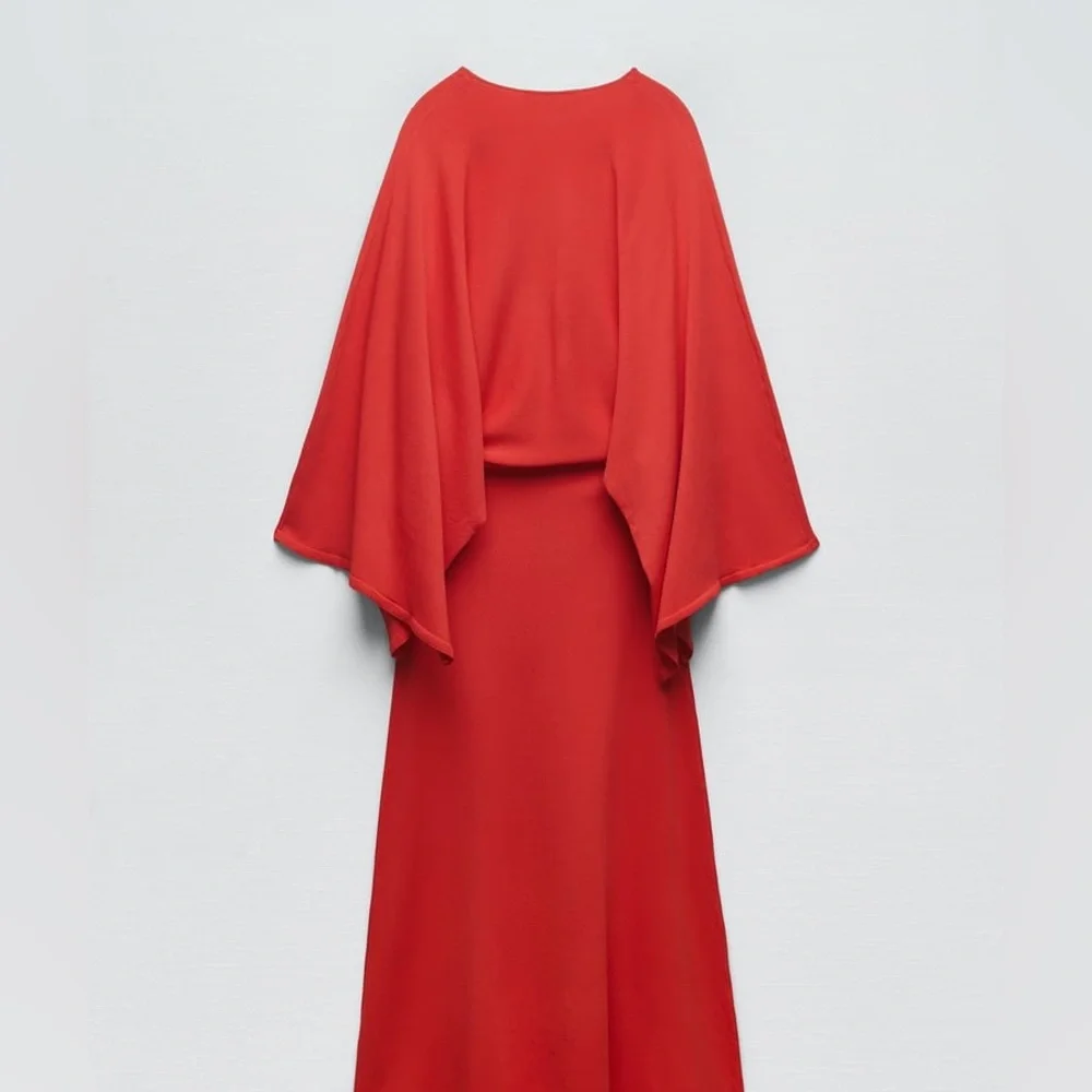 Zara Cape Sleeve Knit Dress - Picture 2 of 11